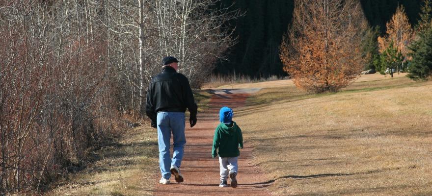 Grandparent with grandson Grandparent DNA Test